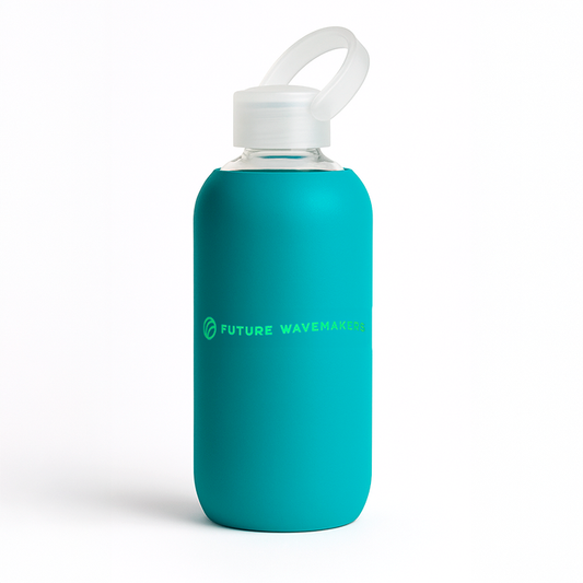 Teal Vibes Only - Glass Bottle